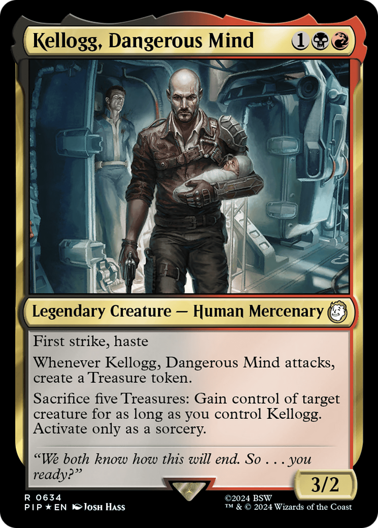 Kellogg, Dangerous Mind (Surge Foil) [Fallout] | Clutch Gaming