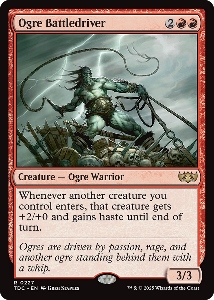 Ogre Battledriver [Tarkir: Dragonstorm Commander] | Clutch Gaming