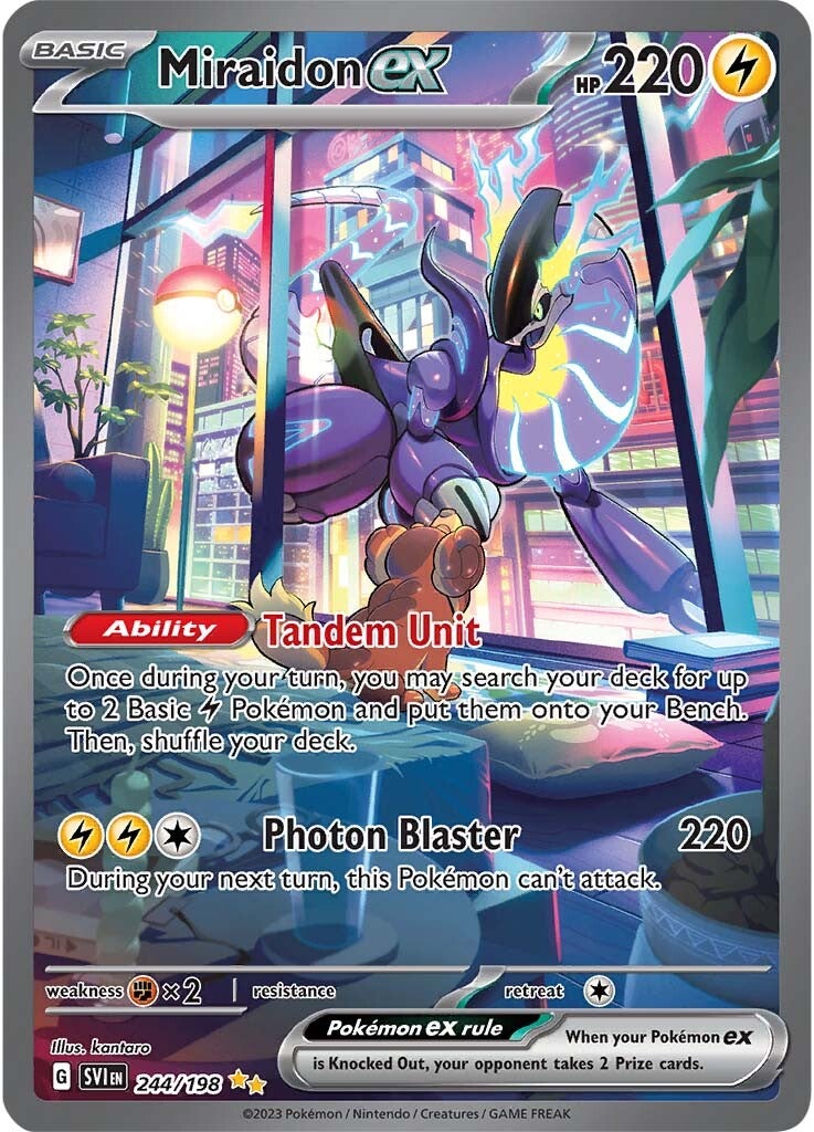 Miraidon ex (244/198) [Scarlet & Violet: Base Set] | Clutch Gaming