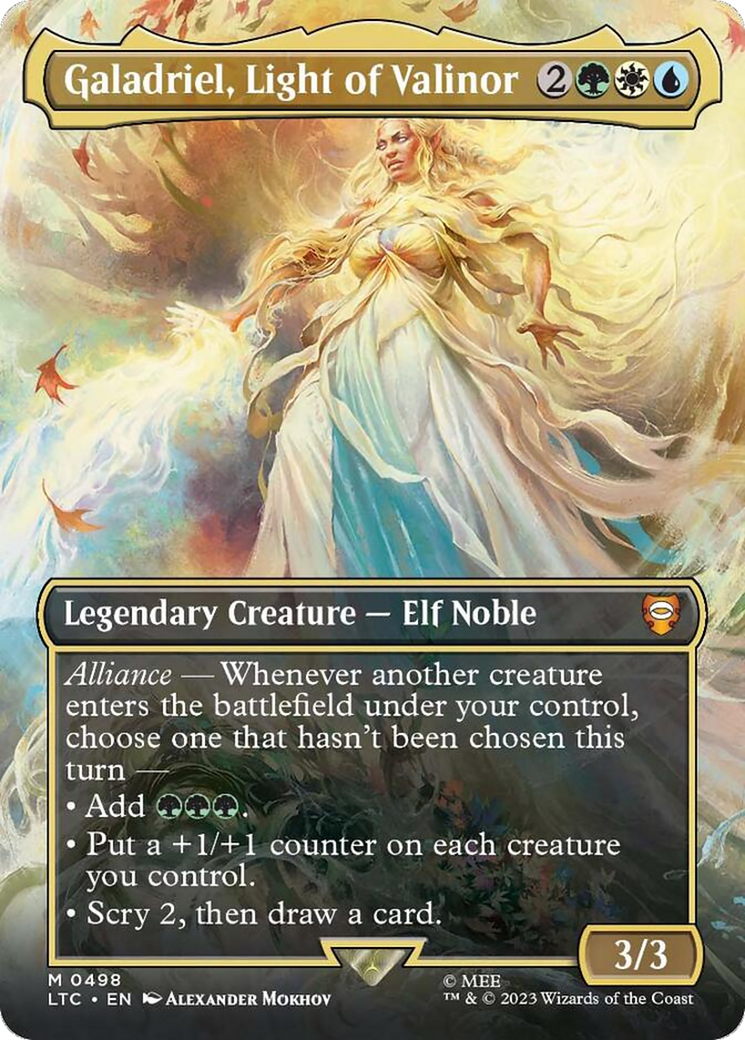 Galadriel, Light of Valinor (Borderless) [The Lord of the Rings: Tales of Middle-Earth Commander] | Clutch Gaming