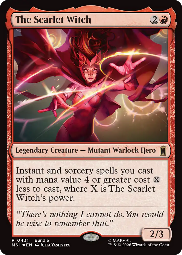 The Scarlet Witch (Bundle) [Marvel Super Heroes Promos] | Clutch Gaming