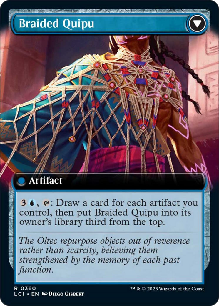 Braided Net // Braided Quipu (Extended Art) [The Lost Caverns of Ixalan] | Clutch Gaming