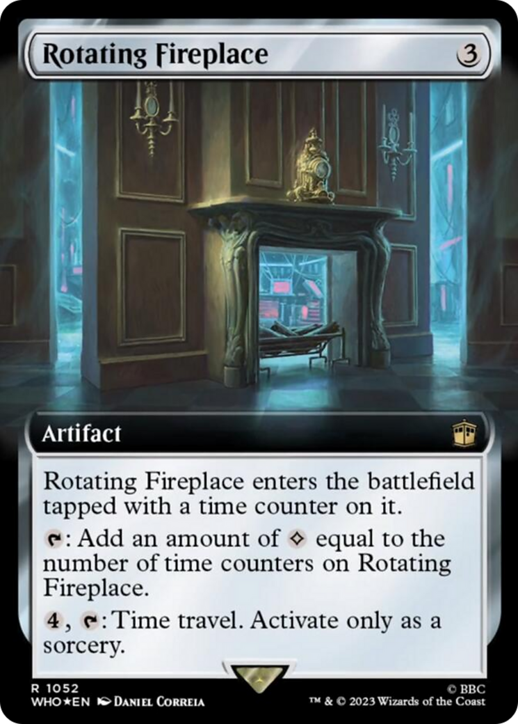 Rotating Fireplace (Extended Art) (Surge Foil) [Doctor Who] | Clutch Gaming