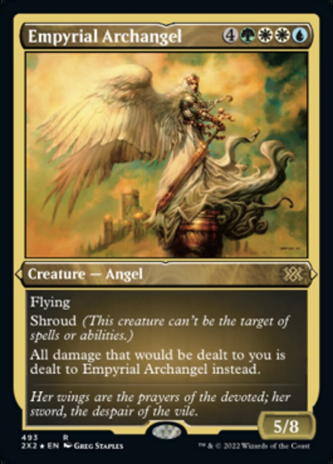 Empyrial Archangel (Foil Etched) [Double Masters 2022] | Clutch Gaming