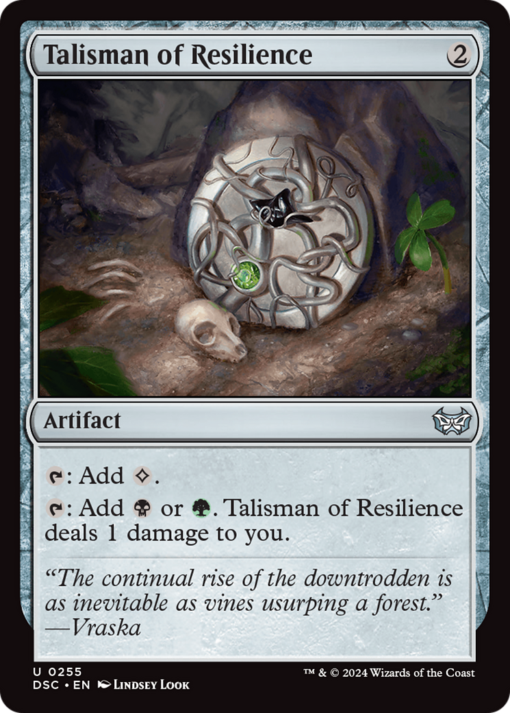 Talisman of Resilience [Duskmourn: House of Horror Commander] | Clutch Gaming