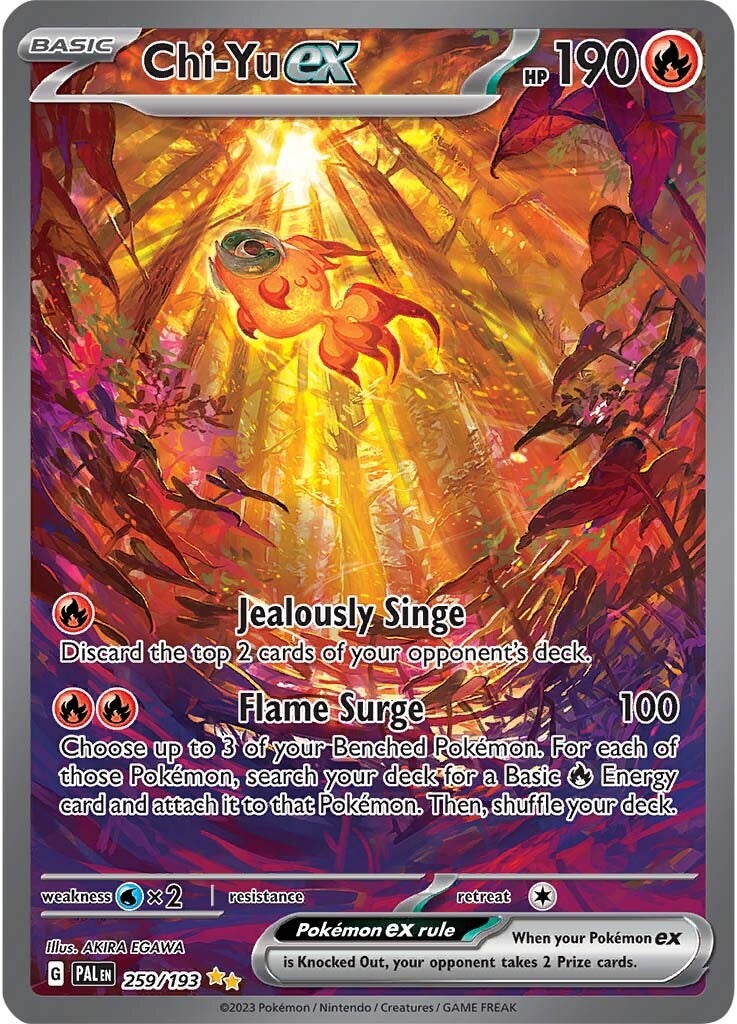 Chi-Yu ex (259/193) [Scarlet & Violet: Paldea Evolved] | Clutch Gaming