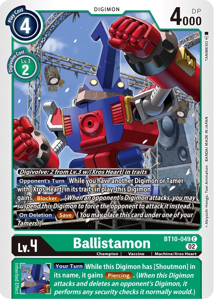 Ballistamon [BT10-049] [Xros Encounter] | Clutch Gaming