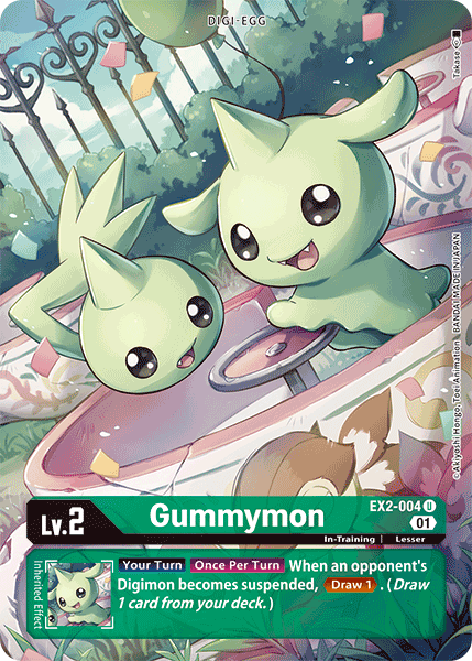 Gummymon [EX2-004] (Alternate Art) [Digital Hazard] | Clutch Gaming