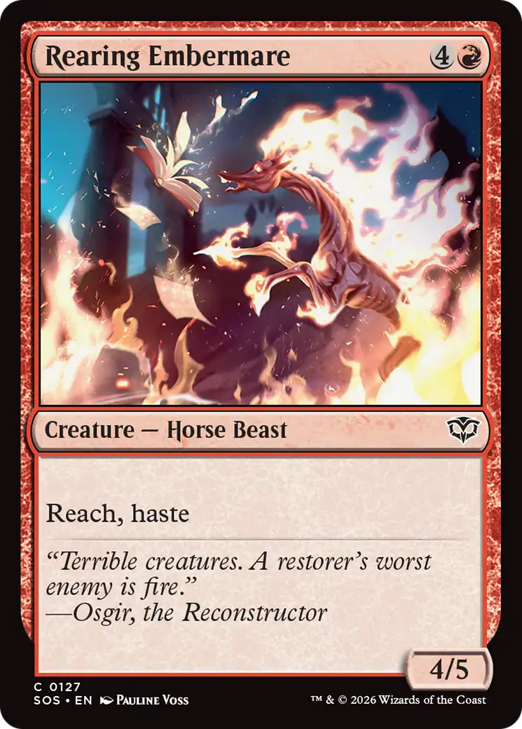 Rearing Embermare [Secrets of Strixhaven] | Clutch Gaming