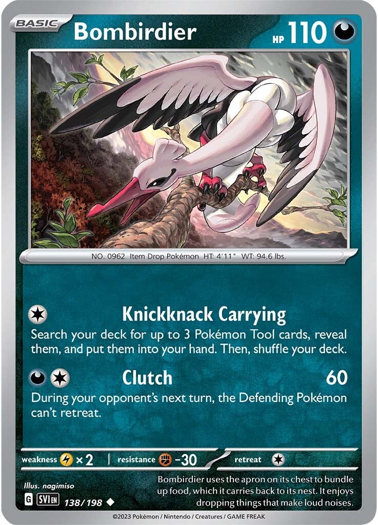 Bombirdier (138/198) [Scarlet & Violet: Base Set] | Clutch Gaming