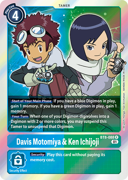 Davis Motomiya & Ken Ichijoji [BT8-088] [New Awakening] | Clutch Gaming