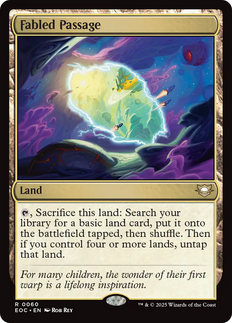 Fabled Passage [Edge of Eternities Commander] | Clutch Gaming