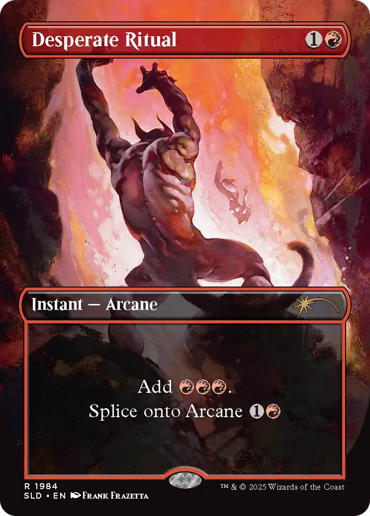 Desperate Ritual (1984) (Rainbow Foil) [Secret Lair Drop Series] | Clutch Gaming