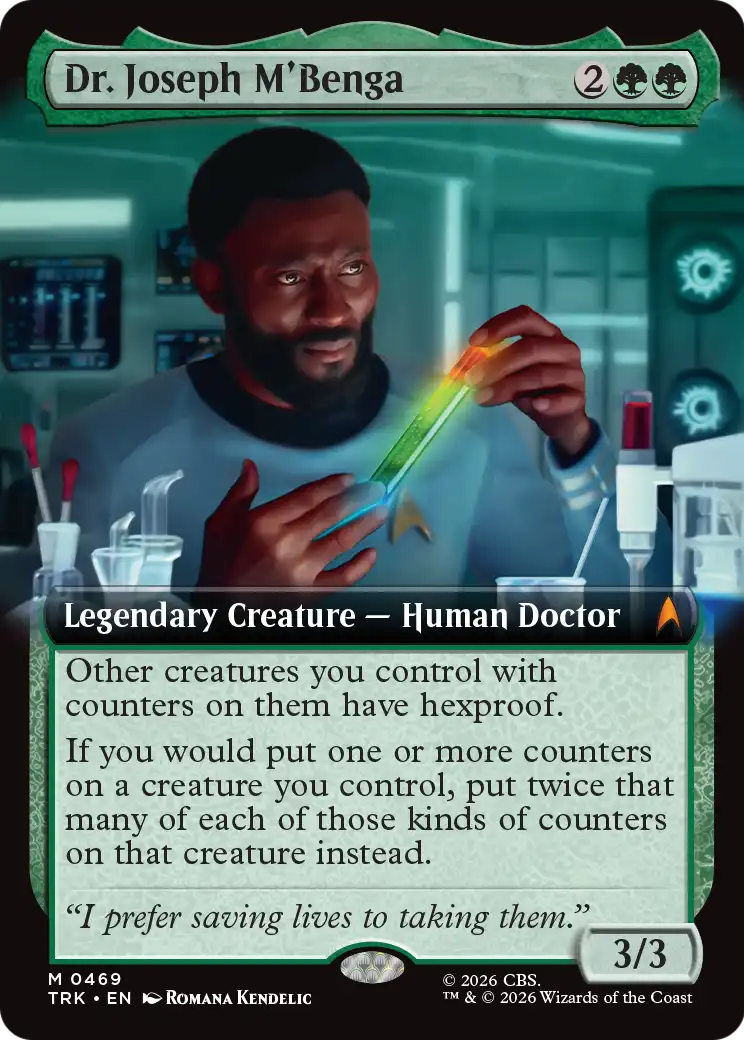 Dr. Joseph M'Benga (Extended Art) [Star Trek] | Clutch Gaming