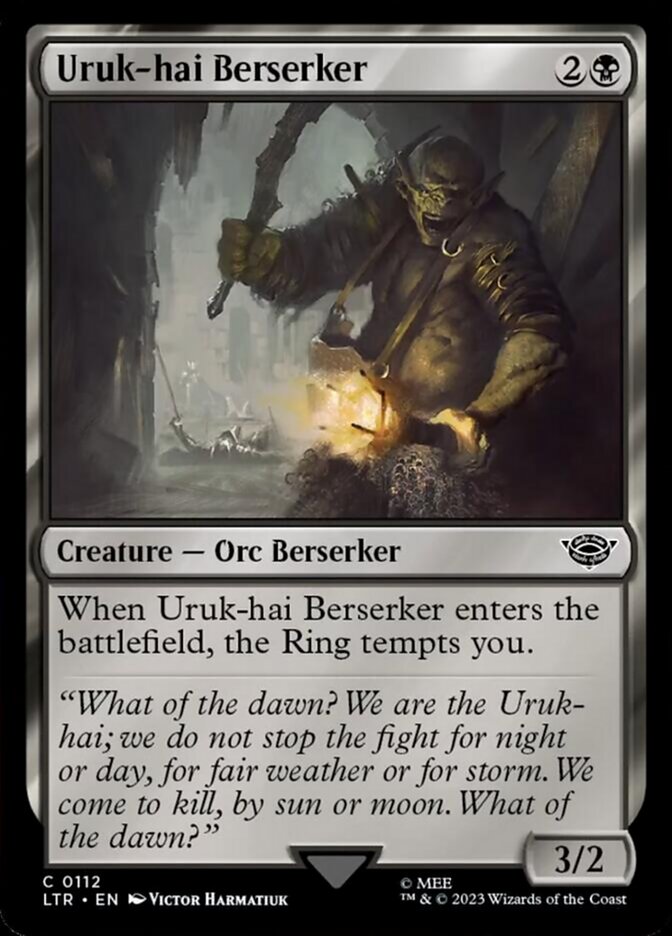 Uruk-hai Berserker [The Lord of the Rings: Tales of Middle-Earth] | Clutch Gaming