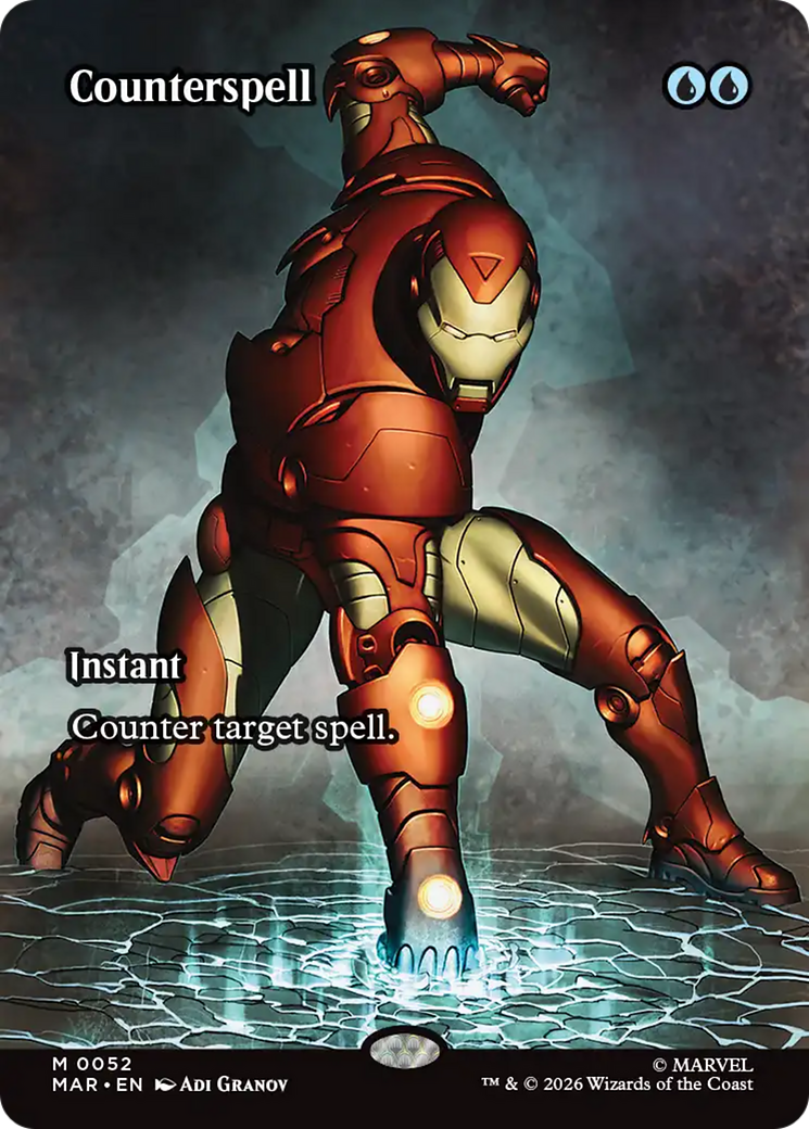 Counterspell (Borderless) (0052) [Marvel Universe: Eternal-Legal] | Clutch Gaming