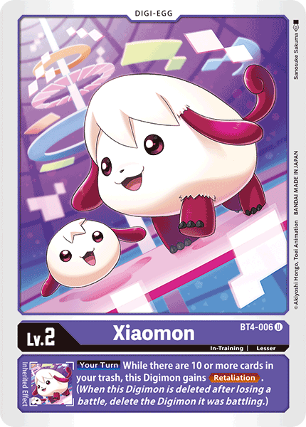 Xiaomon [BT4-006] [Great Legend] | Clutch Gaming