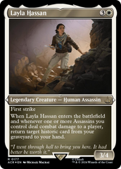 Layla Hassan (Foil Etched) [Assassin's Creed] | Clutch Gaming