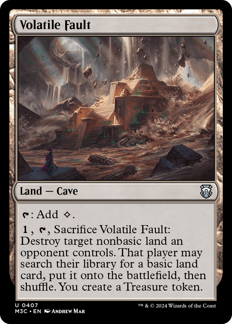 Volatile Fault (Ripple Foil) [Modern Horizons 3 Commander] | Clutch Gaming