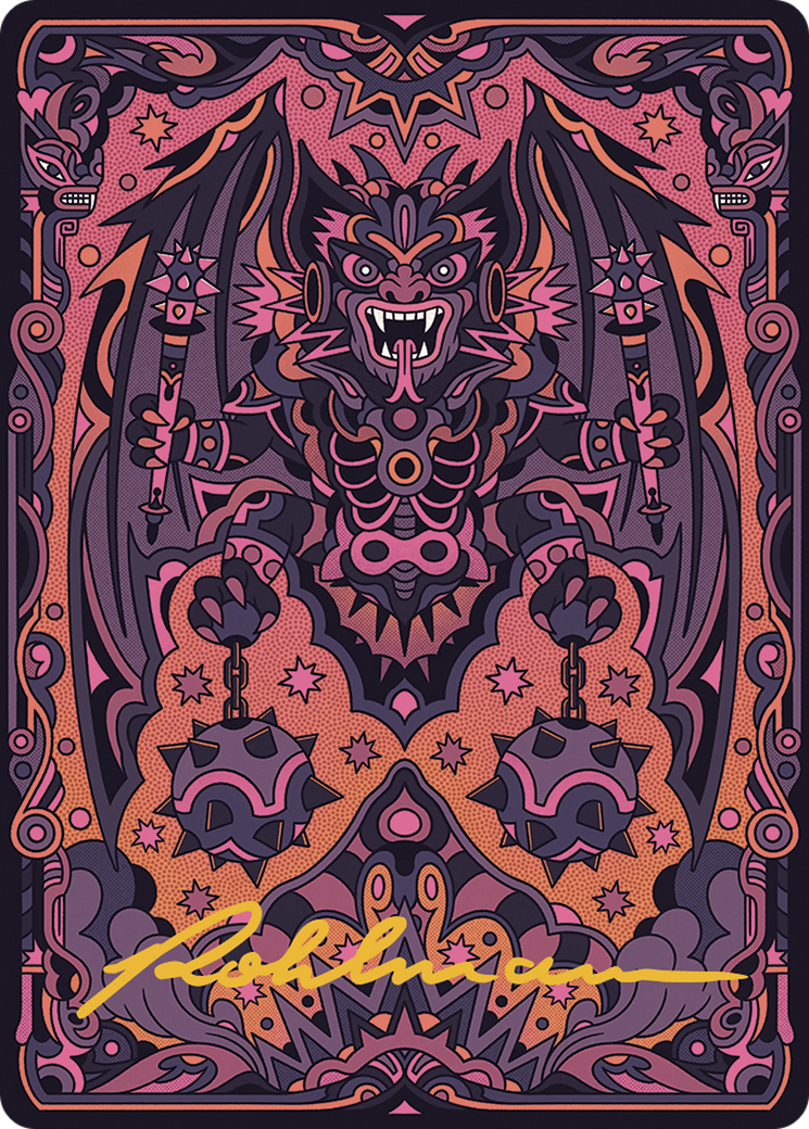 Bloodletter of Aclazotz Art Card (61/81) (Gold-Stamped Signature) [The Lost Caverns of Ixalan Art Series] | Clutch Gaming