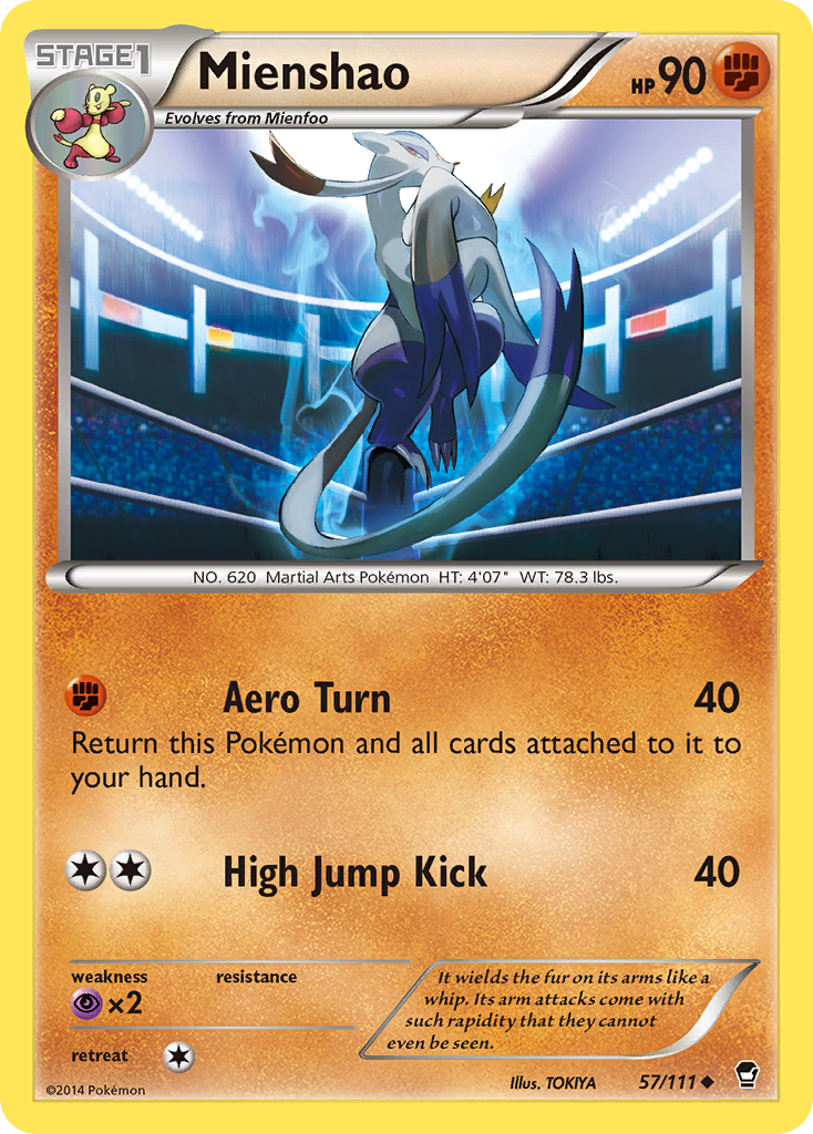 Mienshao (57/111) [XY: Furious Fists] | Clutch Gaming