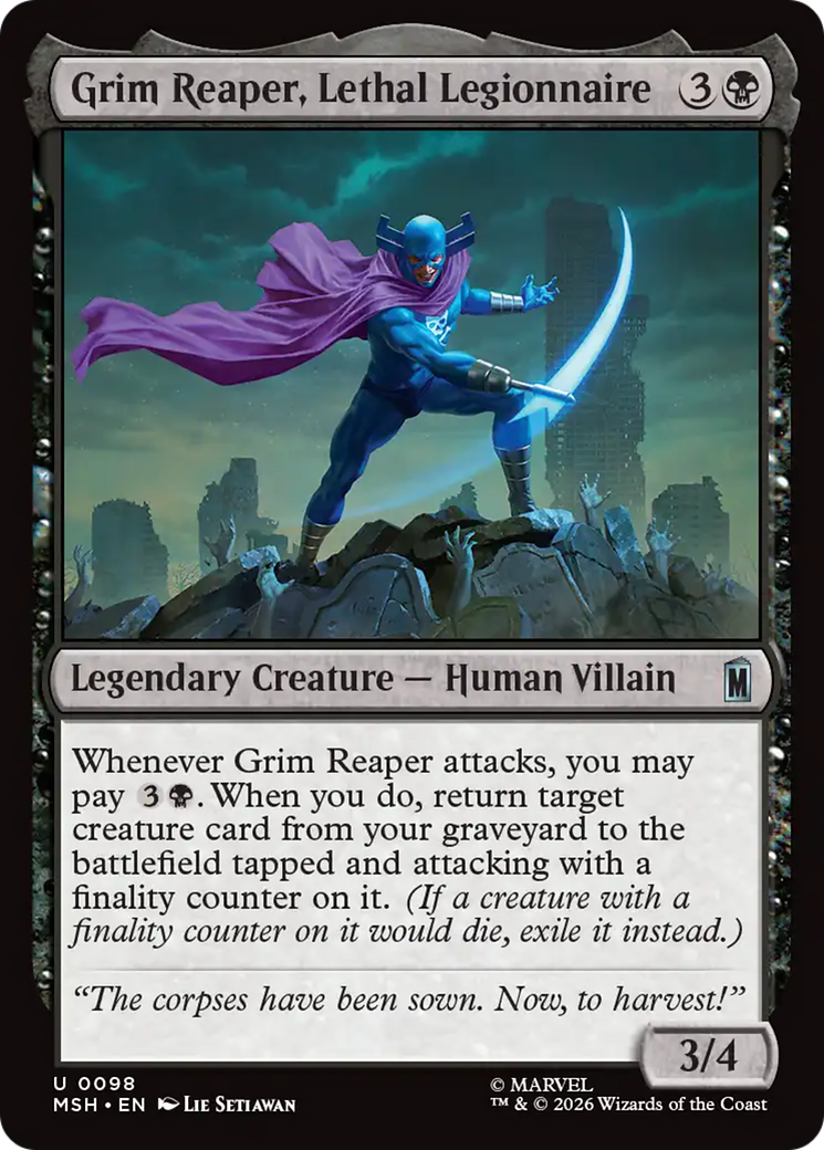 Grim Reaper, Lethal Legionnaire [Marvel Super Heroes] | Clutch Gaming