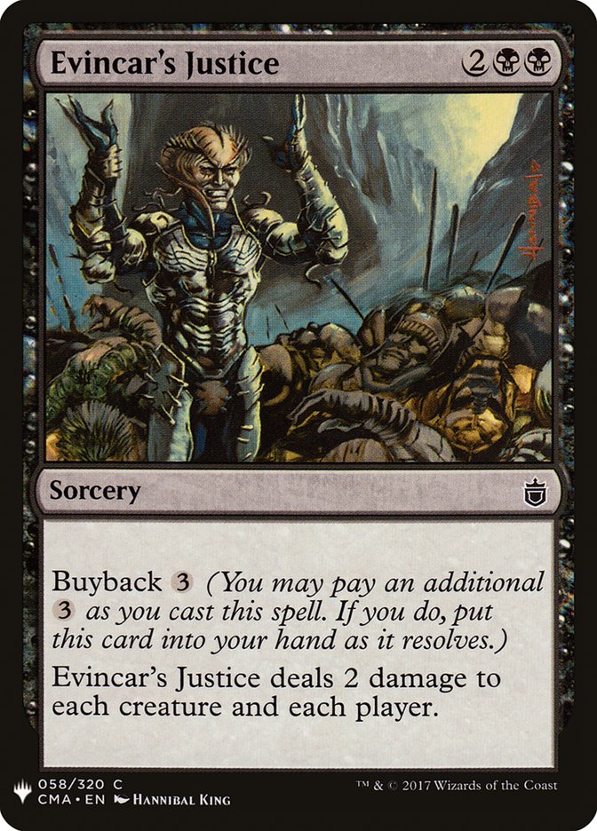 Evincar's Justice [Mystery Booster] | Clutch Gaming