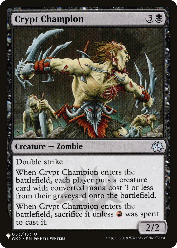 Crypt Champion [The List Reprints] | Clutch Gaming