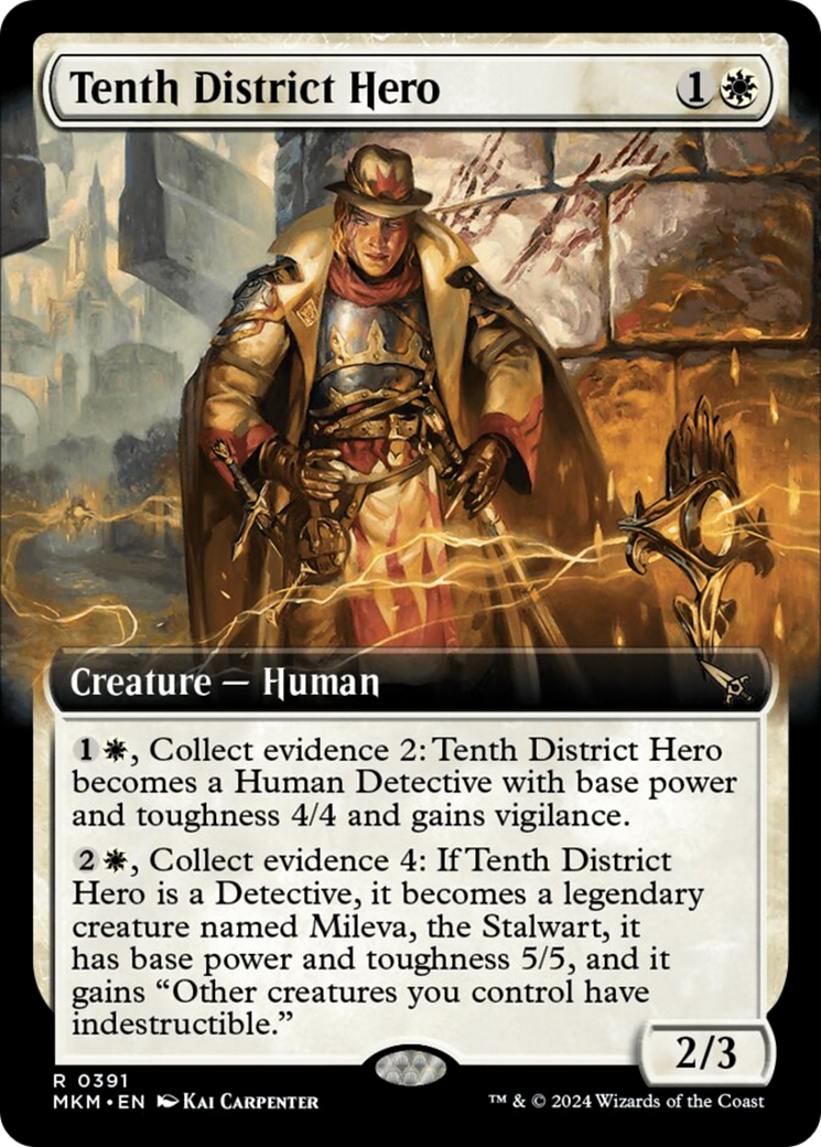 Tenth District Hero (Extended Art) [Murders at Karlov Manor] | Clutch Gaming