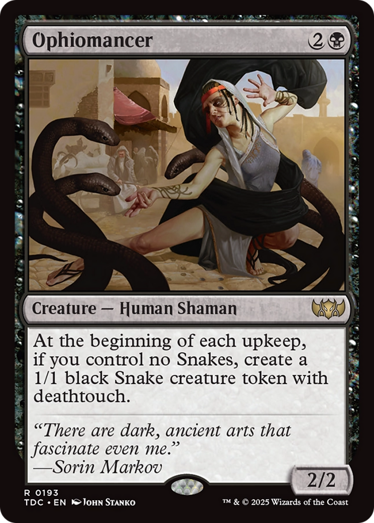 Ophiomancer [Tarkir: Dragonstorm Commander] | Clutch Gaming