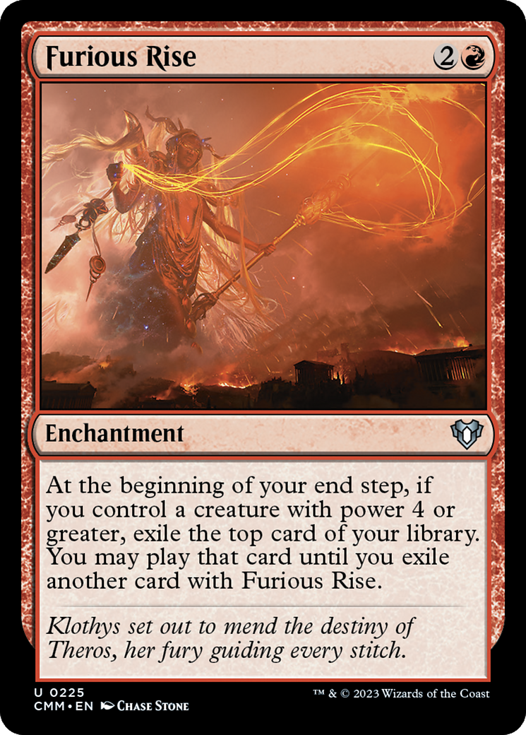 Furious Rise [Commander Masters] | Clutch Gaming