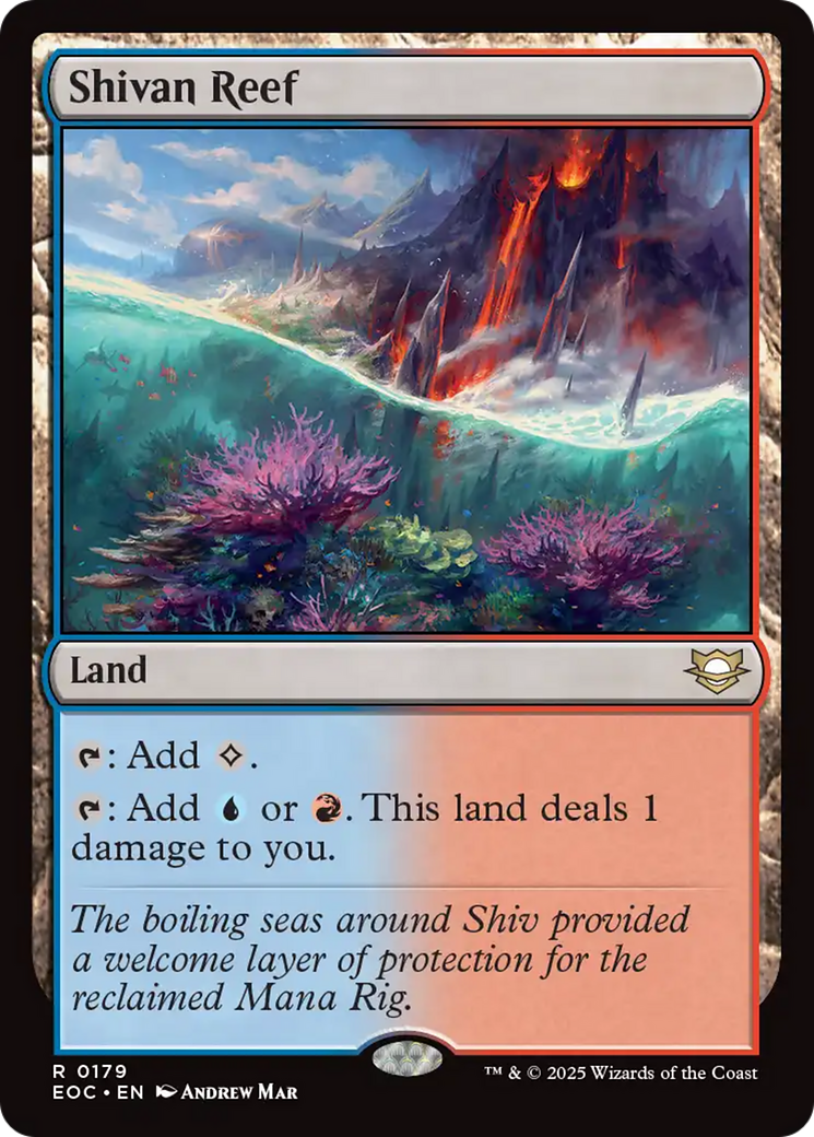 Shivan Reef [Edge of Eternities Commander] | Clutch Gaming