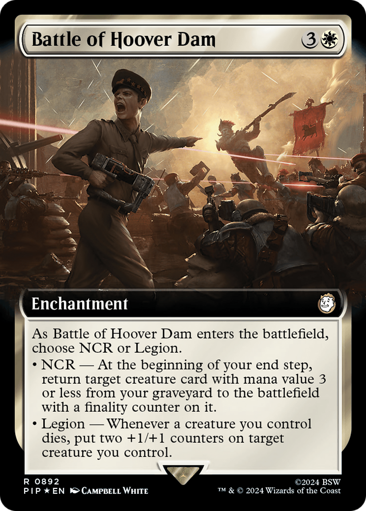 Battle of Hoover Dam (Extended Art) (Surge Foil) [Fallout] | Clutch Gaming