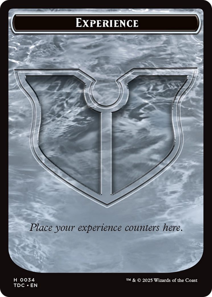 Experience // Treasure Double-Sided Token [Tarkir: Dragonstorm Commander Tokens] | Clutch Gaming
