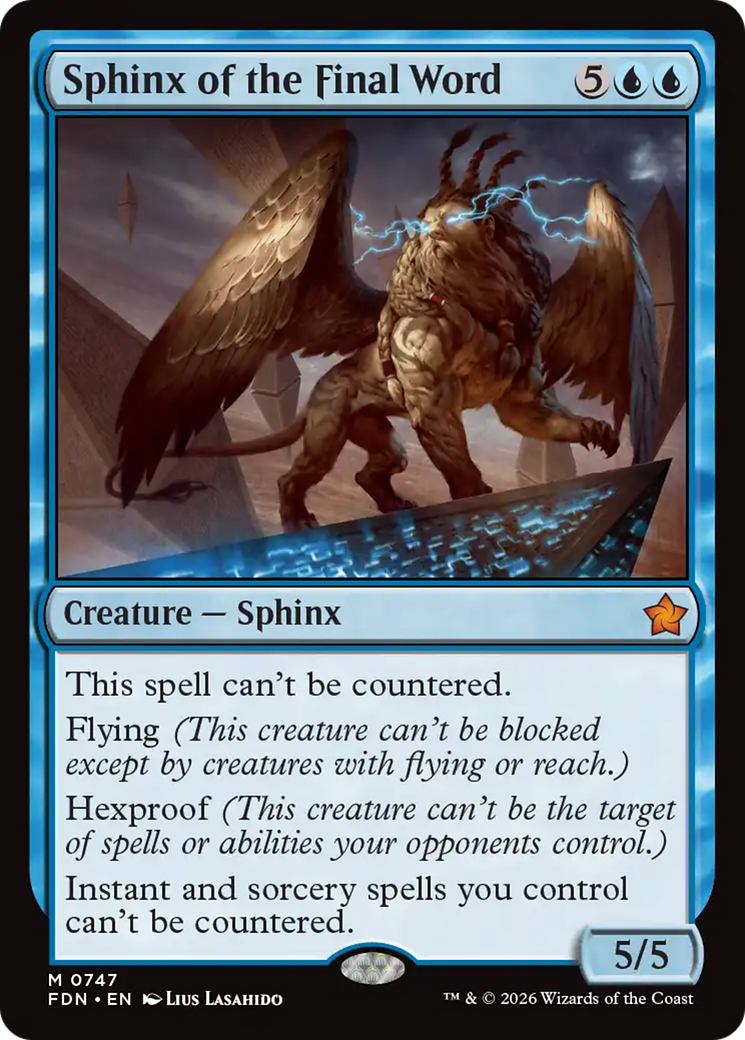 Sphinx of the Final Word (0747) [Foundations] | Clutch Gaming