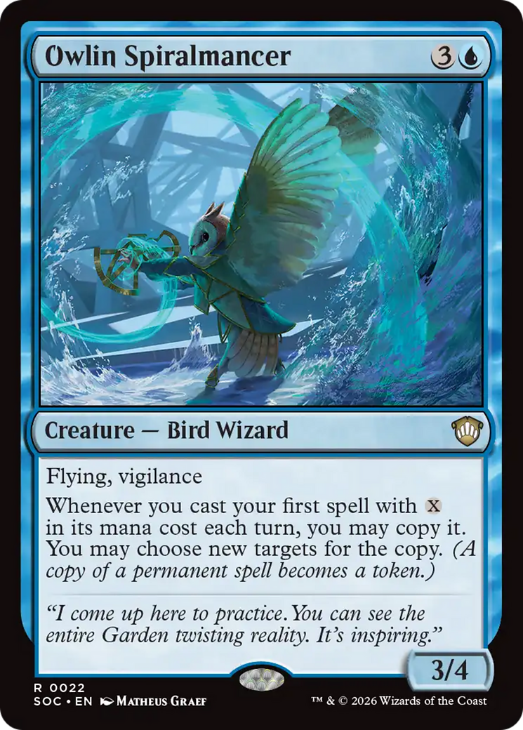 Owlin Spiralmancer [Secrets of Strixhaven Commander] | Clutch Gaming