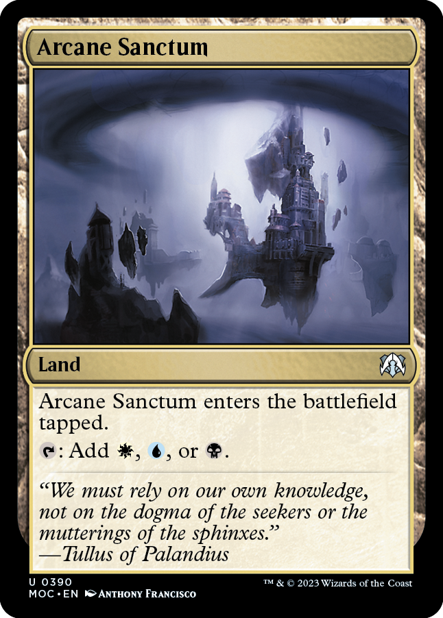 Arcane Sanctum [March of the Machine Commander] | Clutch Gaming