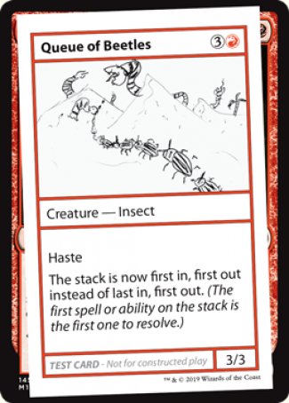 Queue of Beetles (2021 Edition) [Mystery Booster Playtest Cards] | Clutch Gaming