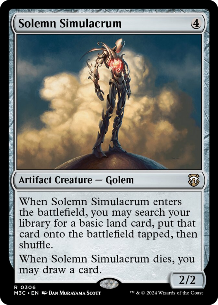 Solemn Simulacrum [Modern Horizons 3 Commander] | Clutch Gaming