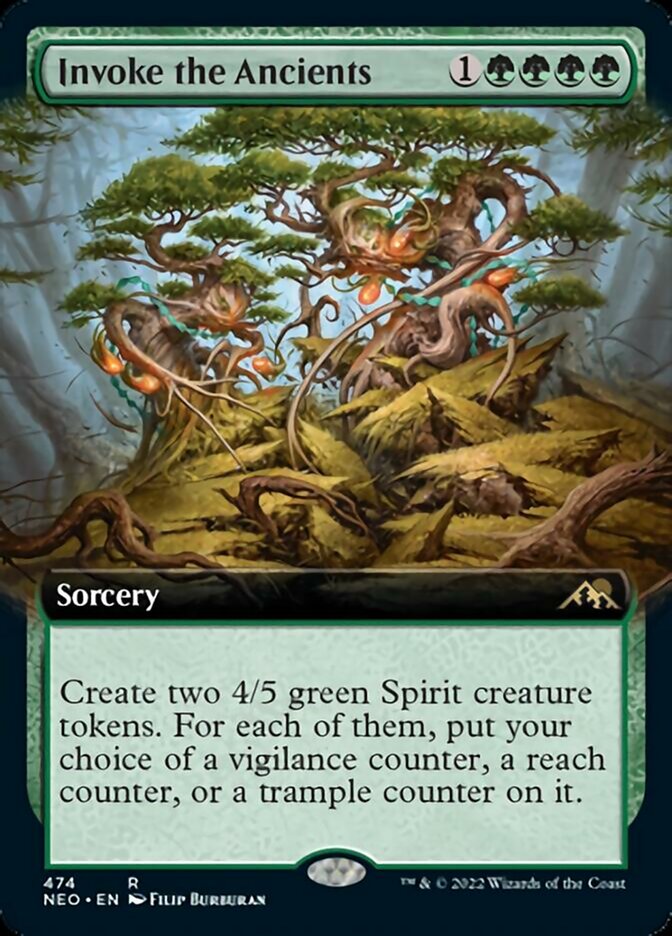 Invoke the Ancients (Extended Art) [Kamigawa: Neon Dynasty] | Clutch Gaming