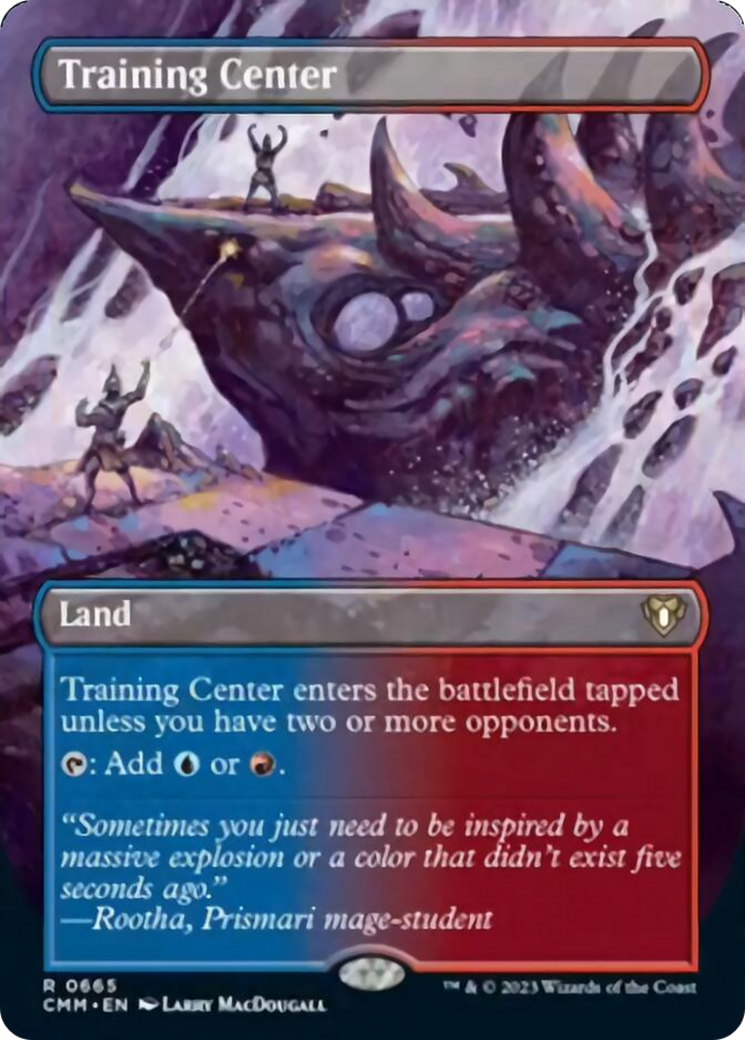 Training Center (Borderless Alternate Art) [Commander Masters] | Clutch Gaming