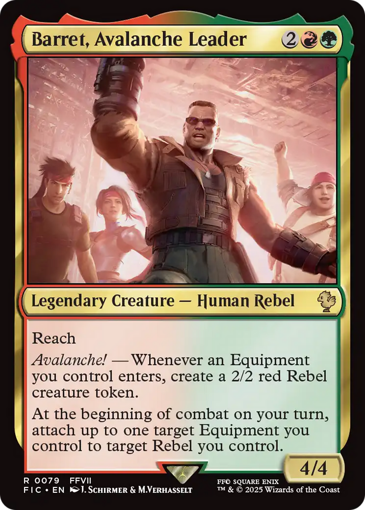 Barret, Avalanche Leader [FINAL FANTASY Commander] | Clutch Gaming
