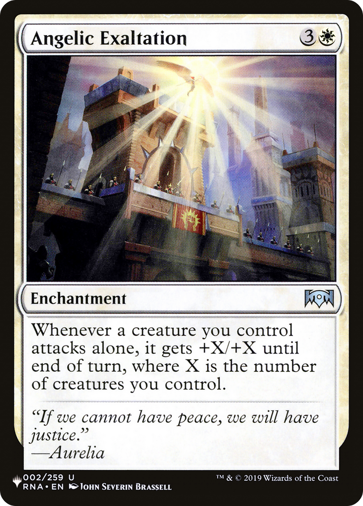 Angelic Exaltation [The List Reprints] | Clutch Gaming