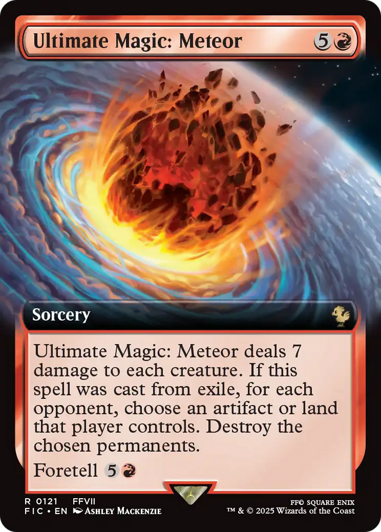 Ultimate Magic: Meteor (Extended Art) [FINAL FANTASY Commander] | Clutch Gaming