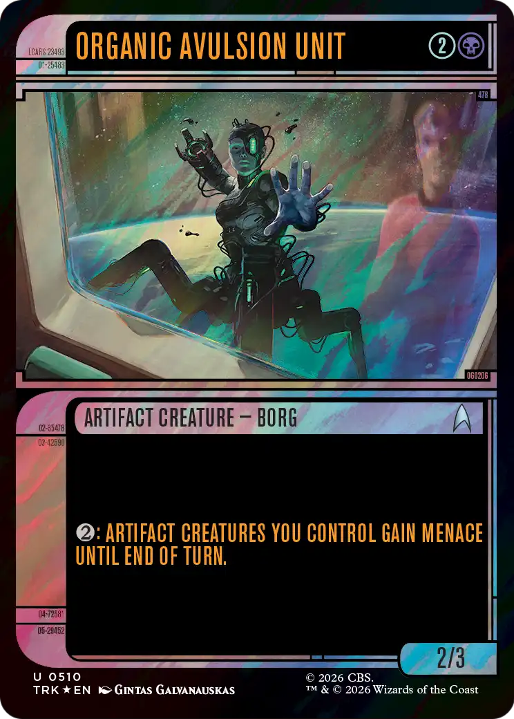 Organic Avulsion Unit (Showcase) (Surge Foil) [Star Trek] | Clutch Gaming