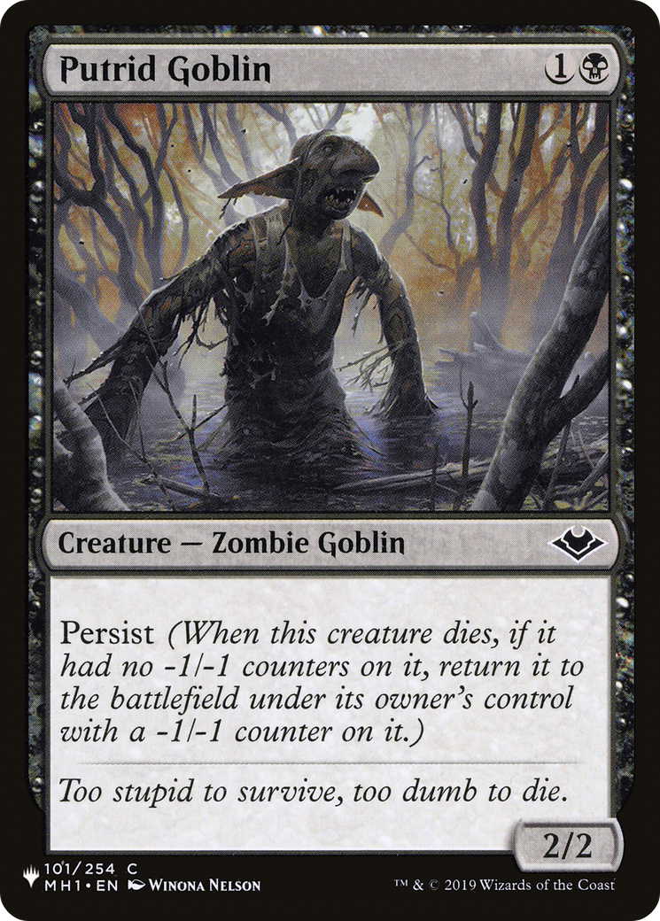 Putrid Goblin [The List Reprints] | Clutch Gaming