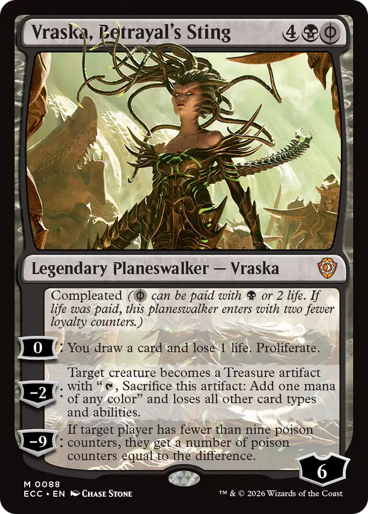 Vraska, Betrayal's Sting [Lorwyn Eclipsed Commander] | Clutch Gaming