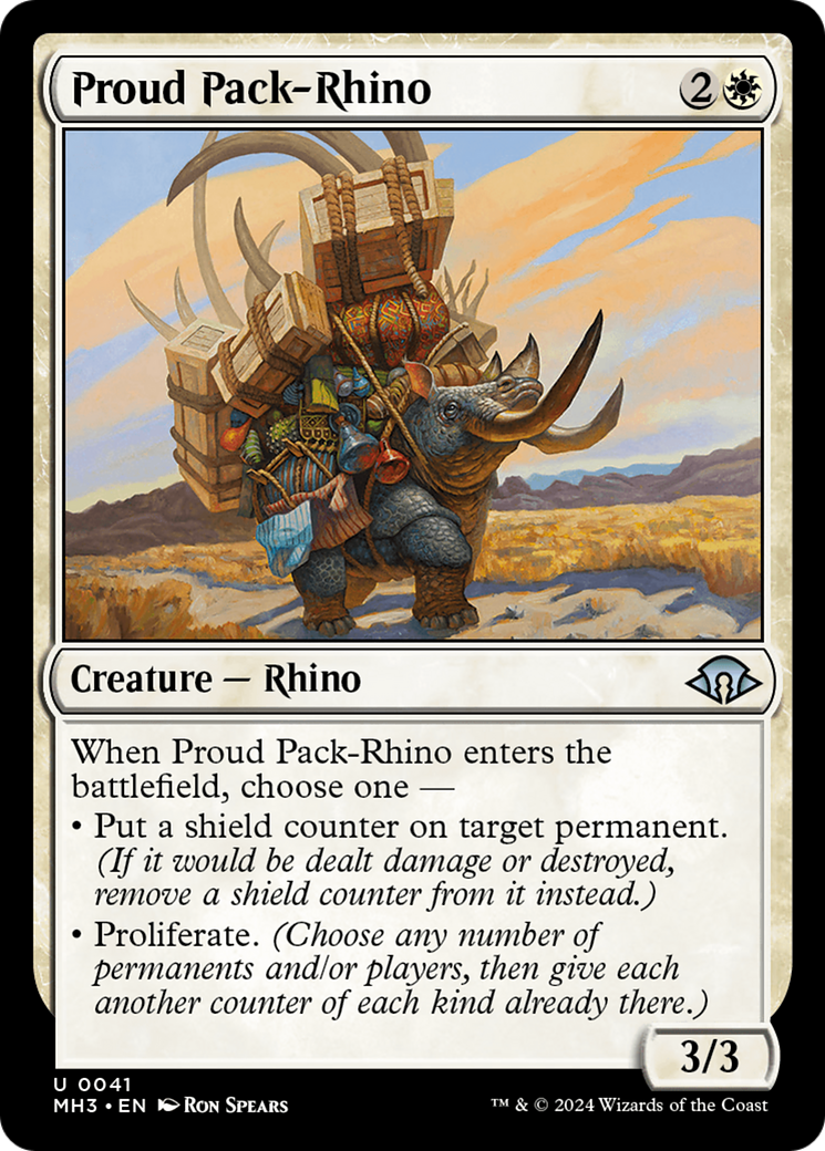 Proud Pack-Rhino [Modern Horizons 3] | Clutch Gaming