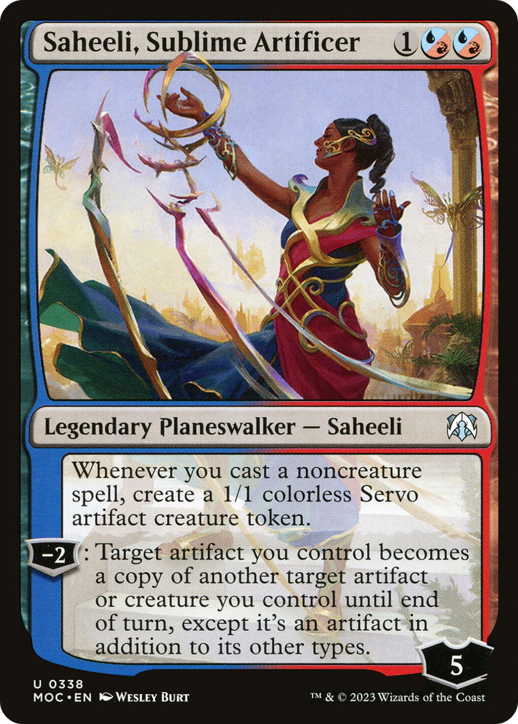 Saheeli, Sublime Artificer [March of the Machine Commander] | Clutch Gaming