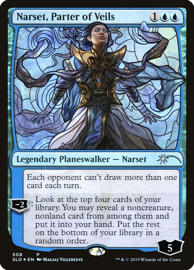 Narset, Parter of Veils (Stained Glass) [Secret Lair Drop Promos] | Clutch Gaming